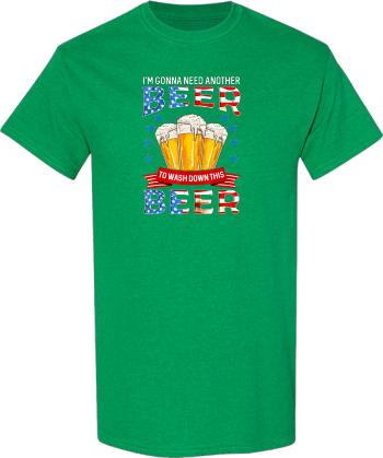 4Th Of July Beer  American Flag  Shirt
