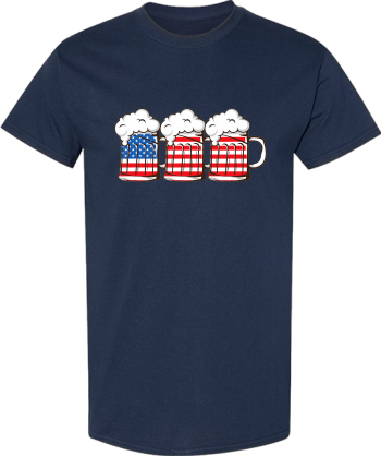 4Th Of July Beer American Flag Drinking Design Mug Flag  Shirt