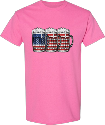 4Th Of July Beer Drinking  Men Women Gift American Flag  Shirt