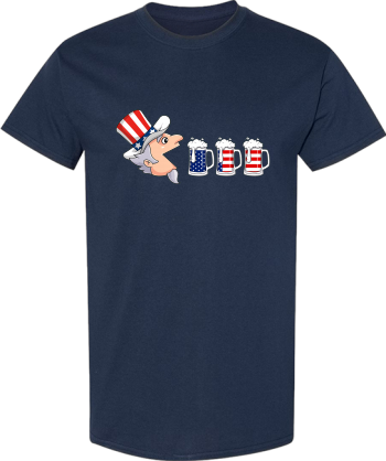4Th Of July Uncle Sam American Flag Funny  Shirt