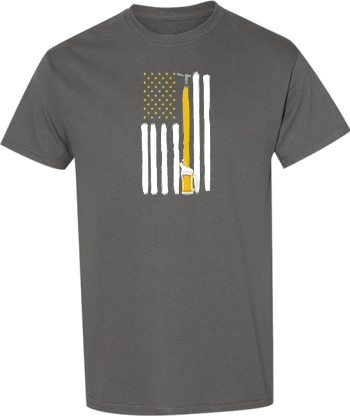 American Flag Craft Beer Brewery Oktoberfest Party  Shirt