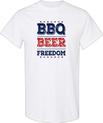 BBQ Beer Freedom American Flag Gift Tshirt1 Shirt