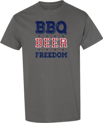 BBQ Beer Freedom American Flag Outfit  Shirt