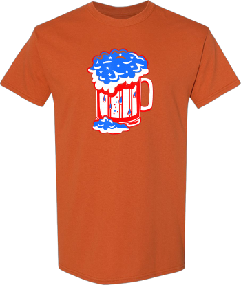 Beer American Flag  4Th Of July USA  Shirt