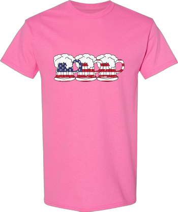 Beer American Flag  Fourth Of July Tshirts Women Men  Shirt