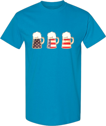 Beer American Flag 4Th July Beer Crafter And Lover  Shirt