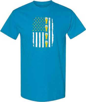 Beer American Flag 4Th Of July Funny Patriotic Brewery Mugs  Shirt