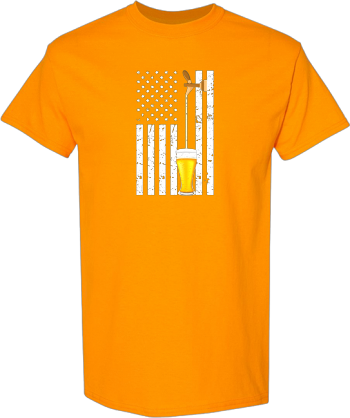 Beer American Flag USA  Shirt
