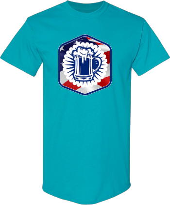 Beer American USA Flag  4Th Of July For Drinking Shirt