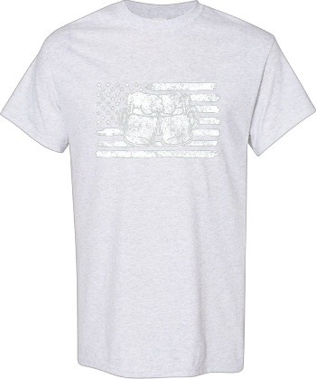 Beer Drinker Drinking USA American Flag 4Th Of July  Shirt