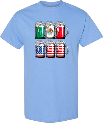 Beer Mexican American Flag  Cinco De Mayo 2021  Shirt