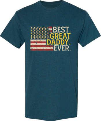 Best Great Daddy Ever American Flag Beer Drinking Lovers  Shirt