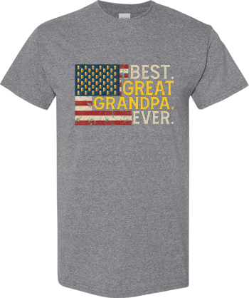 Best Great Grandpa Ever American Flag Beer Drinking Lovers  Shirt