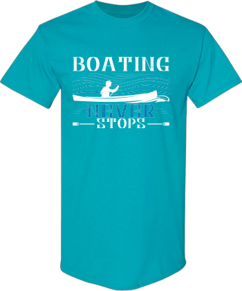 Boating Never Stops Shirt