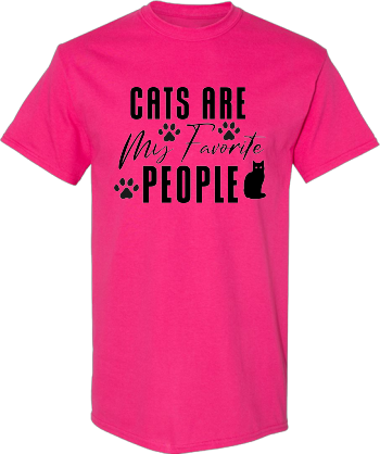 Cats Are My Favorite People Shirt