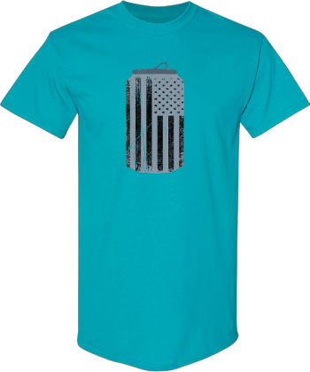 Cool American Flag Beer Can Beer Humor Pub Owners Gift  Shirt