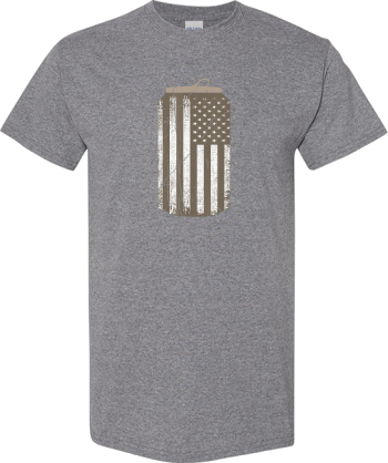 Cool American Flag Beer Can Beer Humor Pub Owners Gift Tshirt1 Shirt