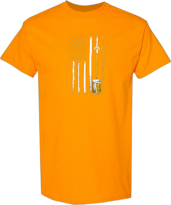 Craft Beer American Flag USA  Brewery Alcohol Lovers  Shirt