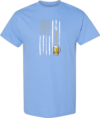 Craft Beer American Flag USA 4Th July Brewery Alcohol Lovers  Shirt