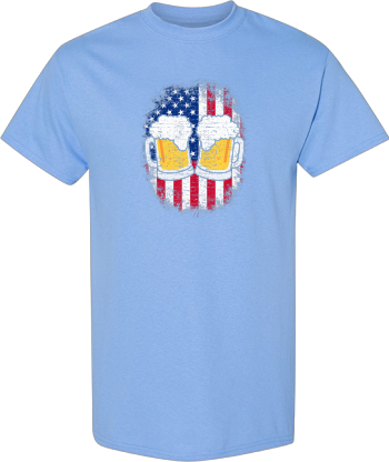 Craft Beer American Flag USA Patriotic 4Th July Brewery  Shirt
