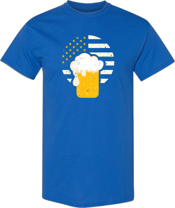 Craft Beer Lover I American Flag I USA I 4Th July Brewery  Shirt