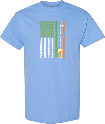 Craft Beer St Patricks Day American Flag Green Shamrock  Shirt