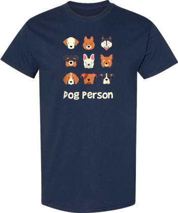 Dog Person  Doggy Animal Lover  Puppy Cartoons Image Tshirt Shirt