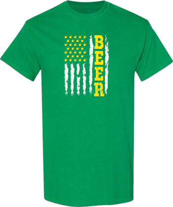 IPA Craft Beer American Flag USA  Shirt