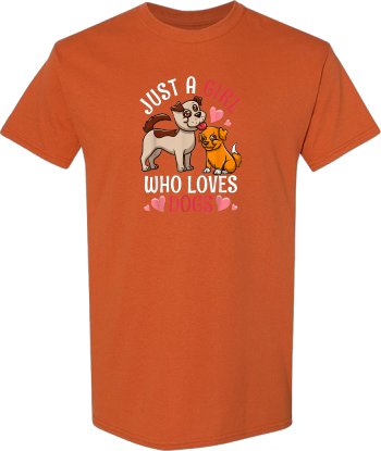 Just A Girl Who Loves Dogs Tshirt Shirt