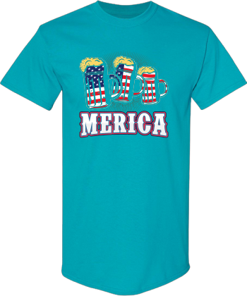 Patriotic Beer Mug American Flag USA 4Th Of July Merica Gift Tshirt1 Shirt