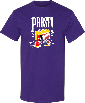 Prost Beer Drinker German American Flag Oktoberfest  Shirt