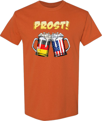 Prost Beer German American Flag  Oktoberfest Men Mug1 Shirt
