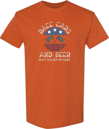 Retro American Flag Race Cars And Beer Checkered Flag Gifts  Shirt