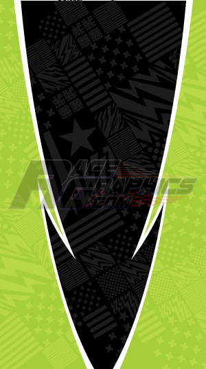 Thunder Struck 3 Green Vinyl Wrap