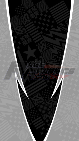 Thunder Struck 3 Silver Vinyl Wrap
