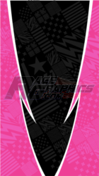 Thunder Struck 3 Pink Vinyl Race Wrap