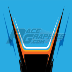 Vented Blue Vinyl Race Wrap