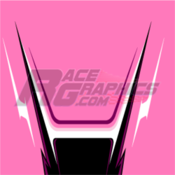 Vented Pink Vinyl Race Wrap