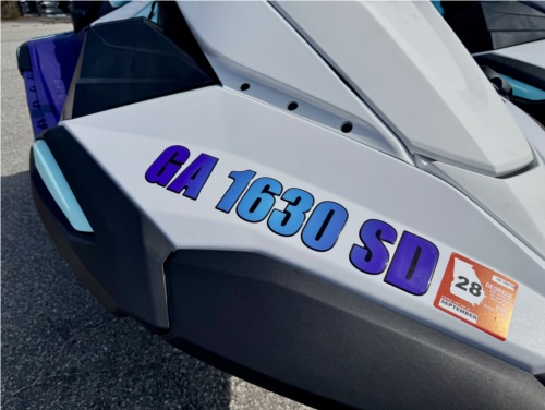 Yamaha Waverunner JetBlasted LTD 2025 PWC Lettering from Brendan K, GA