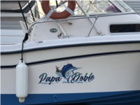 2004 Grady White 208 Adventurer  Boat Lettering from Joseph L, NY