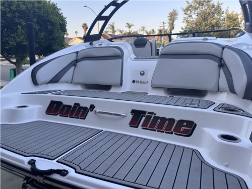 2020 Yamaha AR240 Boat Lettering from David T, CA