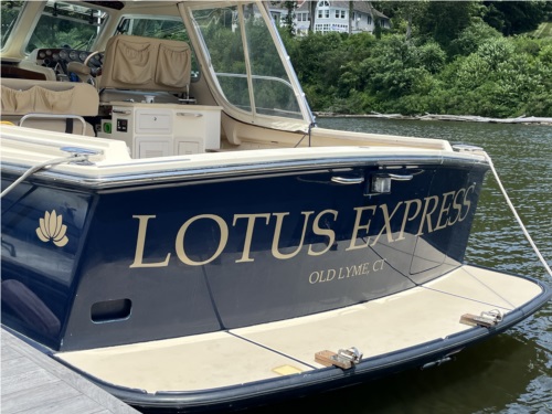 ‘02 Packet Craft 360 Boat  Lettering from Kirsten S, CT