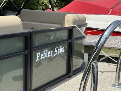 2025 Godfrey Pontoon boat  Lettering from John K, NY
