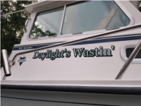 Steiger Craft 23 Miami Boat Lettering from Erik T, DE