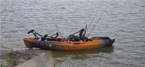 2025 Oldtown autopilot 120 kayak  Lettering from Anthony A, TX
