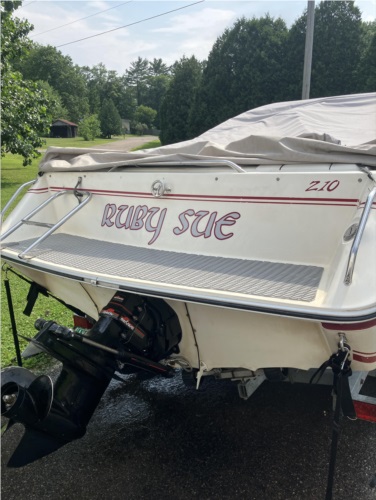 1989 Sea Ray Sorrento 21BR Lettering from Nicholas  C, VT