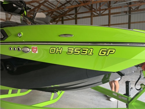 2025 Supra 450 SL Boat Lettering from Scott D, OH
