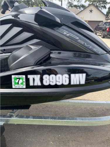 2024 YAMAHA GP 1800 SVHO SUPERCHARGED  Jetski Lettering from Matt L, TX