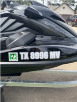 2024 YAMAHA GP 1800 SVHO SUPERCHARGED  Jetski Lettering from Matt L, TX
