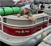 Pontoon boat  Lettering from Joanne C, NJ